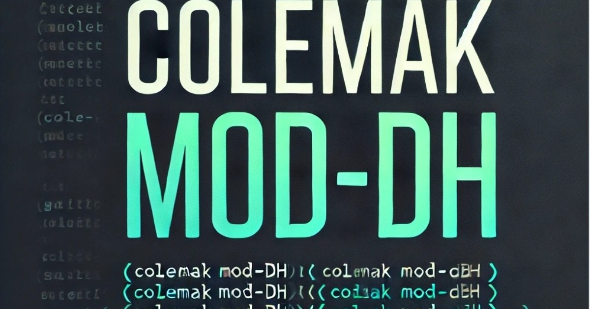 Colemak-dh